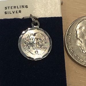 Sterling silver ‘Happy Birthday’ charm - new!